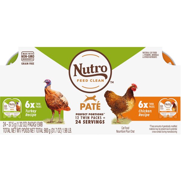 NUTRO Perfect Portions Grain Free Real Turkey Real Chicken Cuts