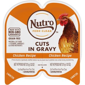 NUTRO Perfect Portions Grain Free Cuts in Gravy Chicken Recipe