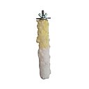 Polly's Pet Products Banana Split Cuttlebone & Calcium Bird Perch, Flavor Varies, Medium