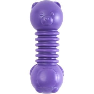ZippyPaws ZippyTuff+ Jigglerz Bear Dog Toy, Purple