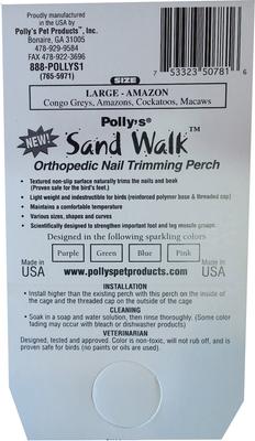 Show full view: Polly's Pet Products Sand Walk Orthopedic Bird Perch, Color & Shape Varies, Large slide 6 of 7