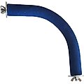 Polly's Pet Products Cozy Corner Bird Perch, Blue, Small