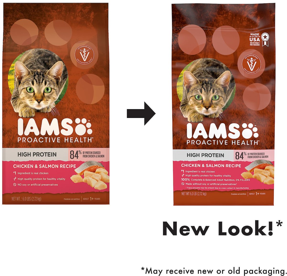IAMS ProActive Health High Protein Chicken & Salmon Recipe Dry Cat Food