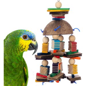 Super Bird Creations Coconut Mobile Chewable Bird Toy