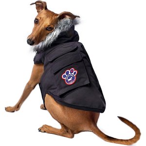 Canada Pooch Everest Explorer Premium Faux Down Insulated Dog Jacket, Black, 8