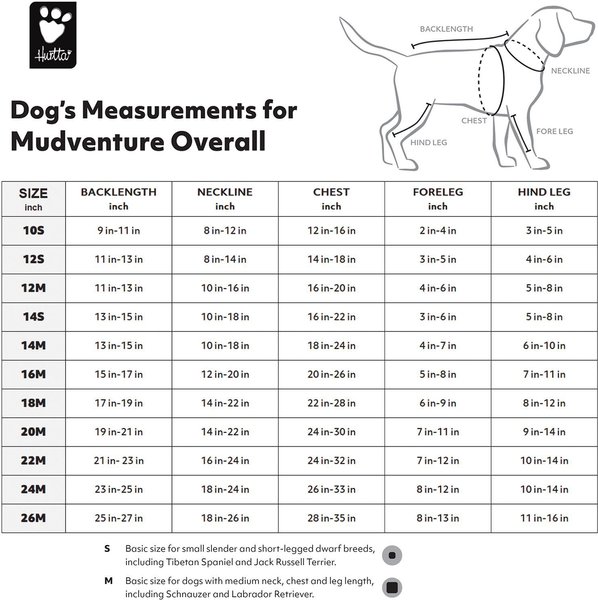 Show full view: Hurtta Mudventure Overall ECO Waterproof Dog Snowsuit Coat, Raven, 10-in slide 4 of 5