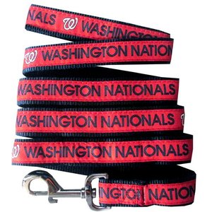 Pets First MLB Nylon Dog Leash, Washington Nationals, Large: 6-ft long, 1-in wide