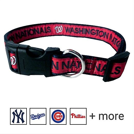 Pets First MLB Dog Collar, Washington Nationals, Large slide 1 of 3