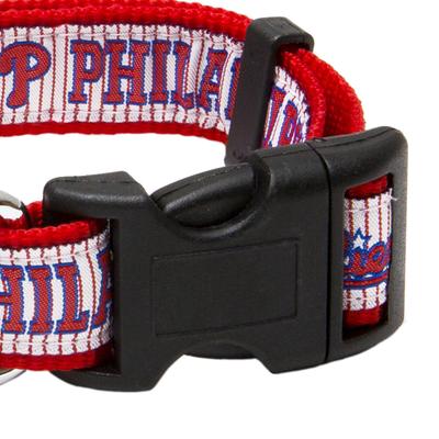 Show full view: Pets First MLB Nylon Dog Collar, Philadelphia Phillies, Small: 6 to 12-in neck, 3/8-in wide slide 4 of 7