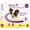 Vectra Flea Spot Treatment for X-Small Dogs & Puppies, 2.5-10 lbs, (Yellow Box), 3 Doses (3-mos. supply)