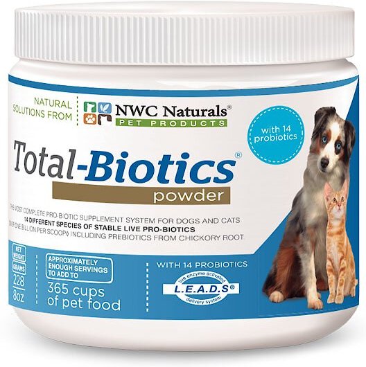 NWC Naturals Total-Biotics Probiotic Dog & Cat Powder Supplement, 8-oz jar slide 1 of 7