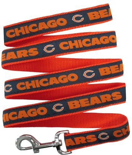 Pets First NFL Nylon Dog Leash, Chicago Bears, Large: 6-ft long, 1-in wide slide 1 of 5