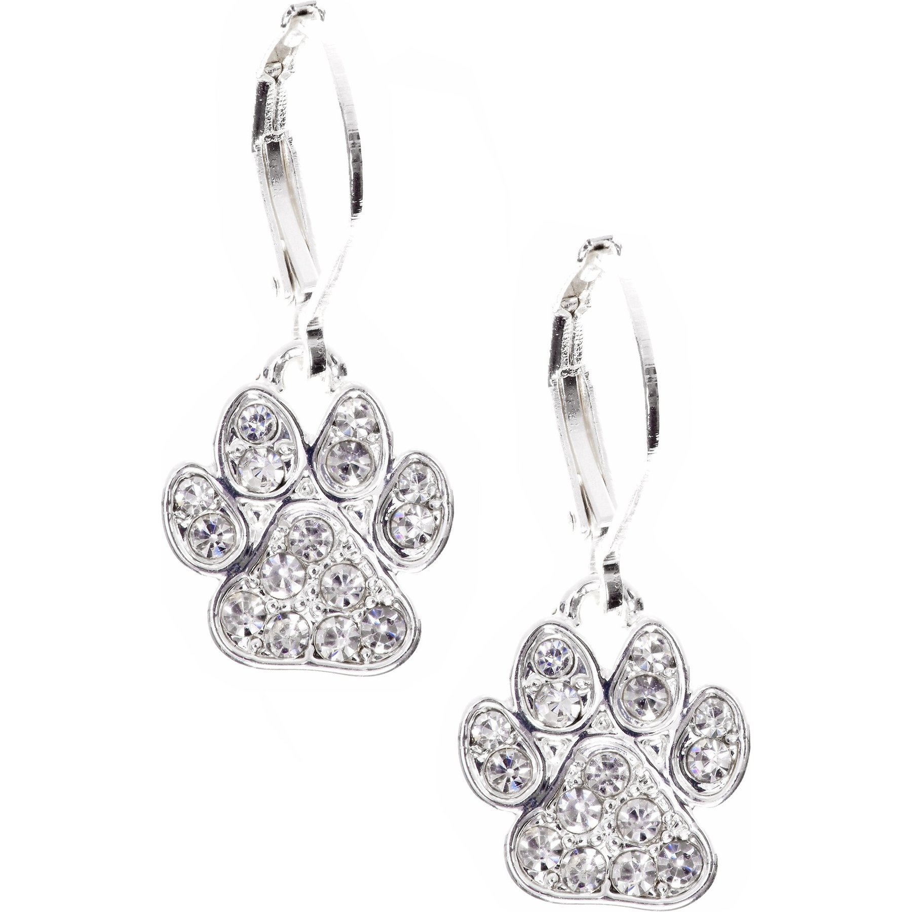 Pet Friends Paw Hoop Earrings