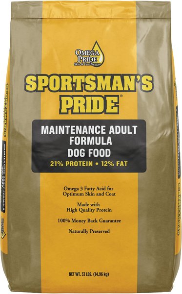 Sportsman's Pride Maintenance 21/12 Formula Adult Dog Food, 33-lb bag slide 1 of 9