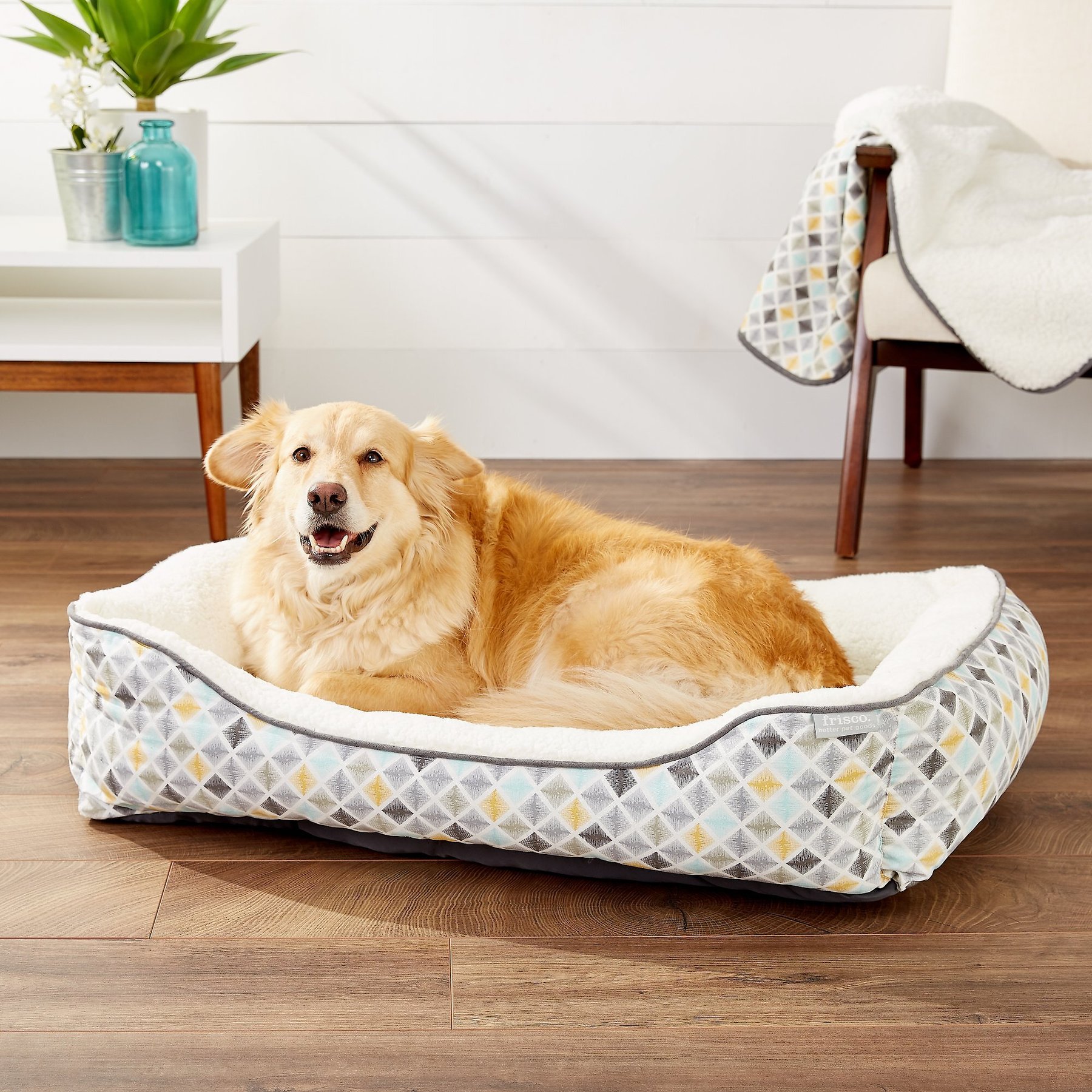 Frisco sherpa dog bed best sale