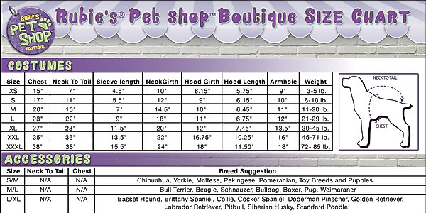 Show full view: Rubie's Costume Company Beetlejuice Dog & Cat Costume, Small slide 2 of 9