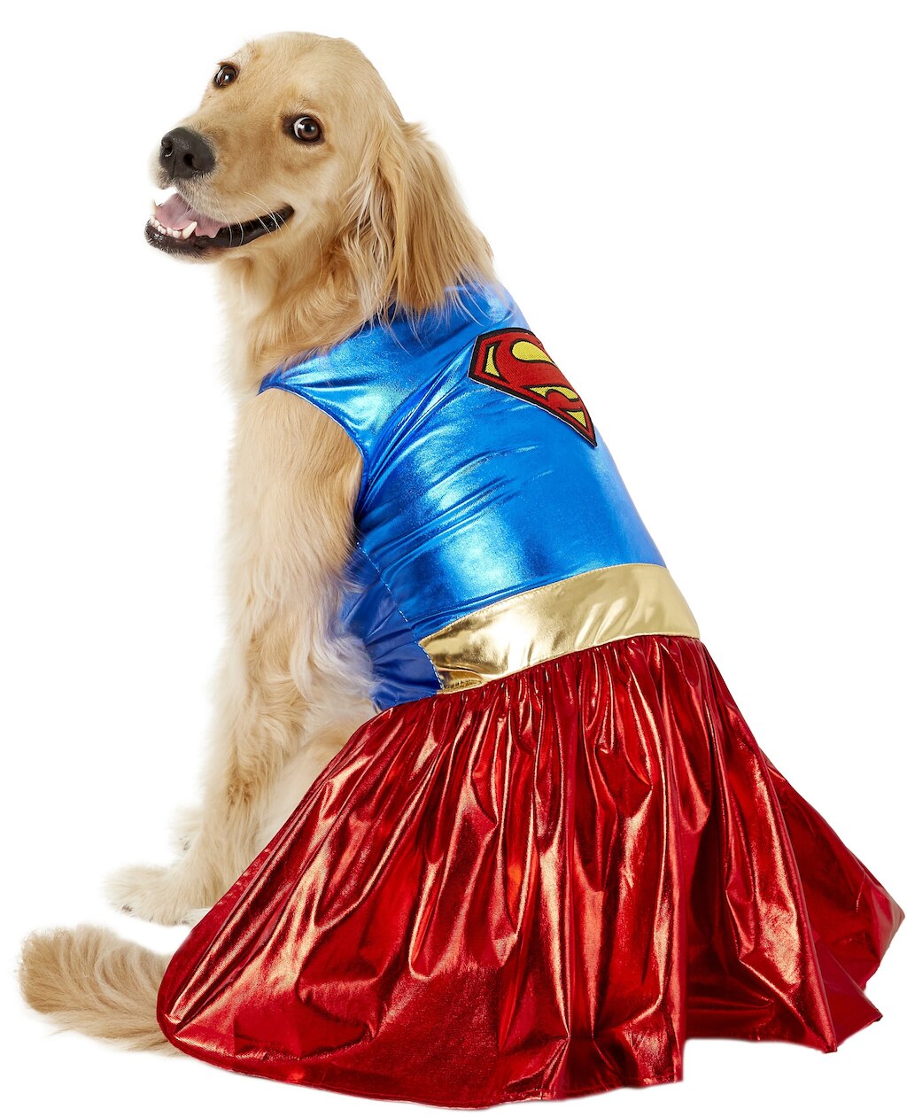 Rubies Costume Superman Per Bambino/Adulto, Taglia M – Tuta Stampata Con Mantello Rosso, Vestito Da Supereroe Per Carnevale E Feste