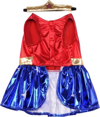 Show full view: Rubie's Costume Company Wonder Woman Dog & Cat Costume, Large slide 5 of 8