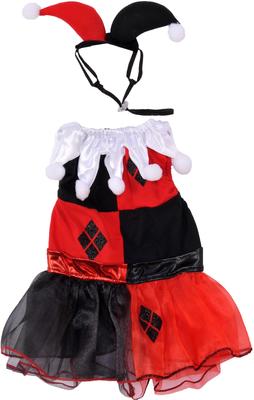 Show full view: Rubie's Costume Company Harley Quinn Dog & Cat Costume, Large slide 4 of 8