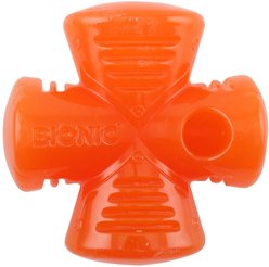 Bionic Stuffer Tough Interactive Treating Dog Chew Toy, Orange, 5-in slide 2 of 7