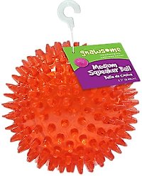Gnawsome Squeaker Ball Dog Toy, Color Varies, Medium slide 1 of 6