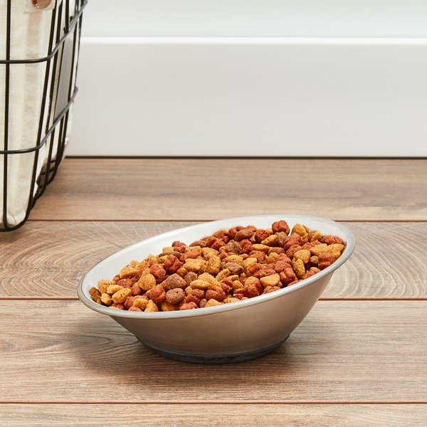 Show full view: OurPets Tilt-A-Bowl Rubber-Bonded Non-Skid Stainless Steel Dog Bowl, 1-cup slide 3 of 5