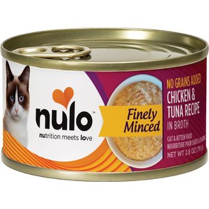 Nulo Chicken & Tuna Finely Minced Canned Wet Cat Food