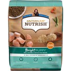 Rachael Ray Nutrish Bright Puppy Natural Real Chicken & Brown Rice Recipe Dry Dog Food, 14-lb bag