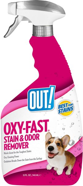 OUT! Oxy Fast Activated Pet Stain & Odor Remover, 32-oz bottle slide 1 of 4