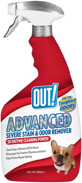 OUT! Advanced Severe Stain & Odor Remover, 32-oz bottle - Chewy.com