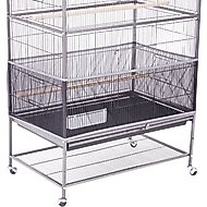 Sheer Guard Bird Cage Skirt, Black, X-Large