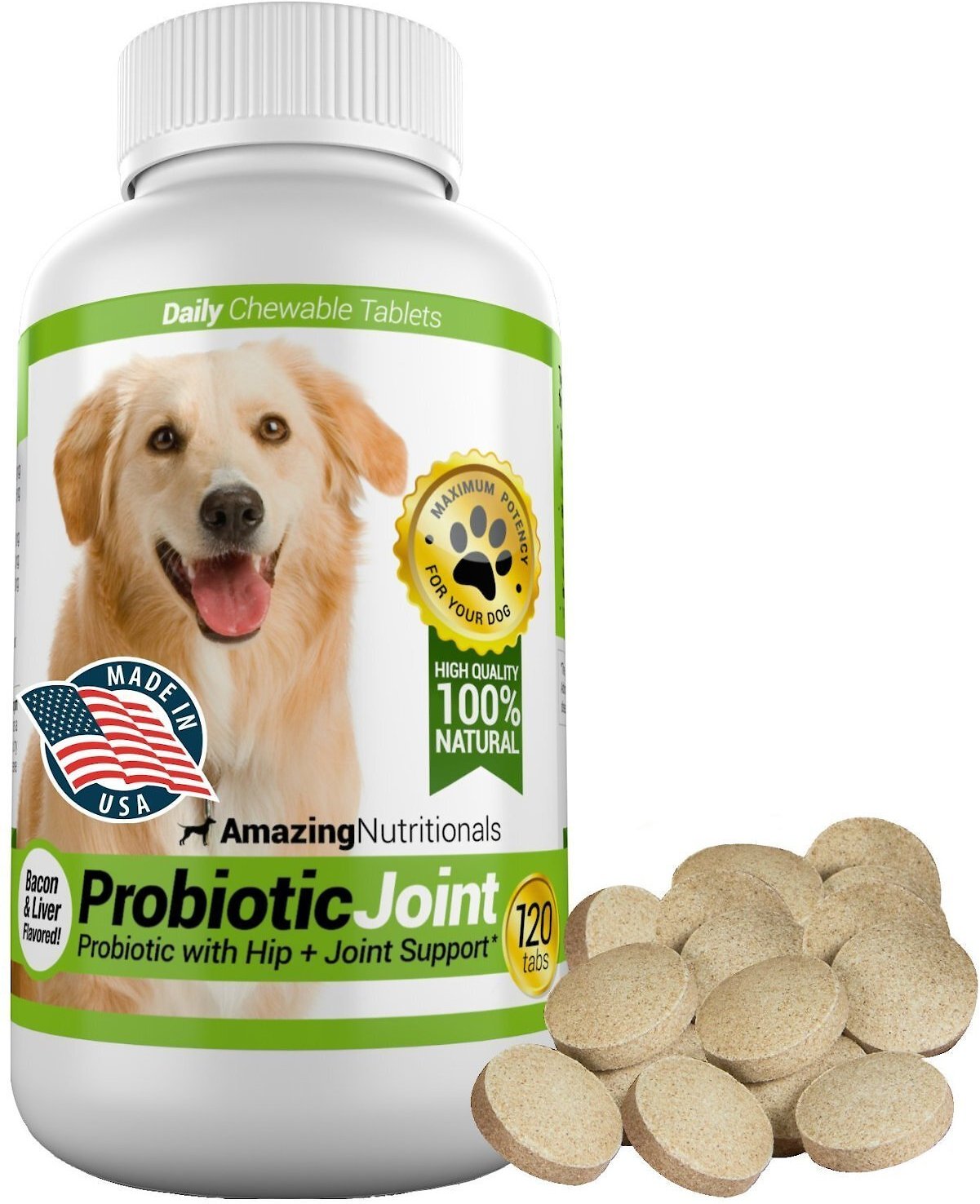 Amazing Nutritionals Probiotic Joint & Hip Support