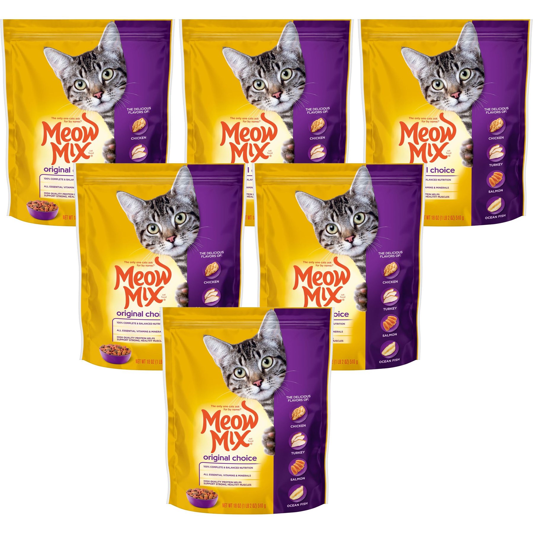 Meow mix original choice dry cat food best sale