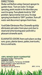NaturVet Yard Odor Eliminator Plus Citronella Refill slide 2 of 3