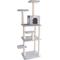 Show in main carousel: GleePet 74-in Faux Fur Cat Tree & Condo, Silver Gray slide 5 of 12