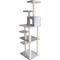 Show in main carousel: GleePet 74-in Faux Fur Cat Tree & Condo, Silver Gray slide 6 of 12