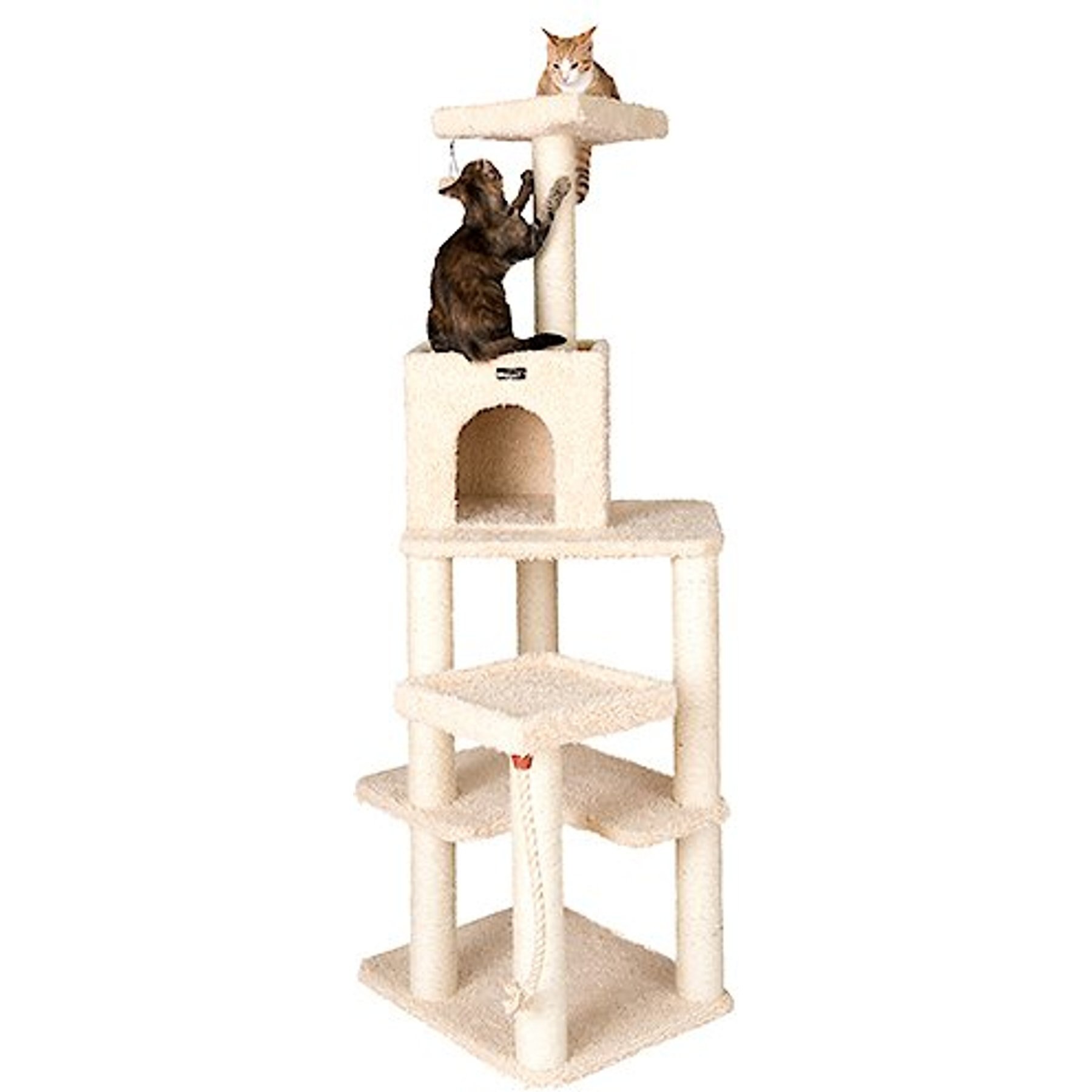 Armarkat 69-Inch Faux Fur Cat Tree & Condo