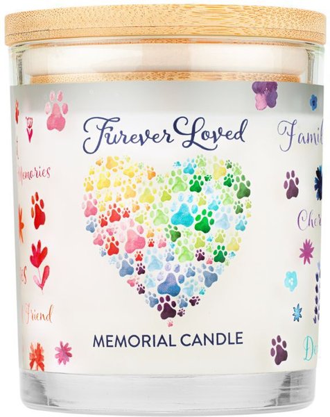 Pet House Furever Loved Memorial Natural Plant-Based Wax Candle, 9-oz jar slide 1 of 4