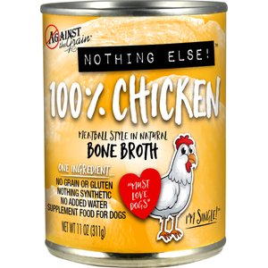 Against the Grain Nothing Else! Chicken Recipe Limited Ingredient Diet Wet Dog Food, 11-oz can, case of 12