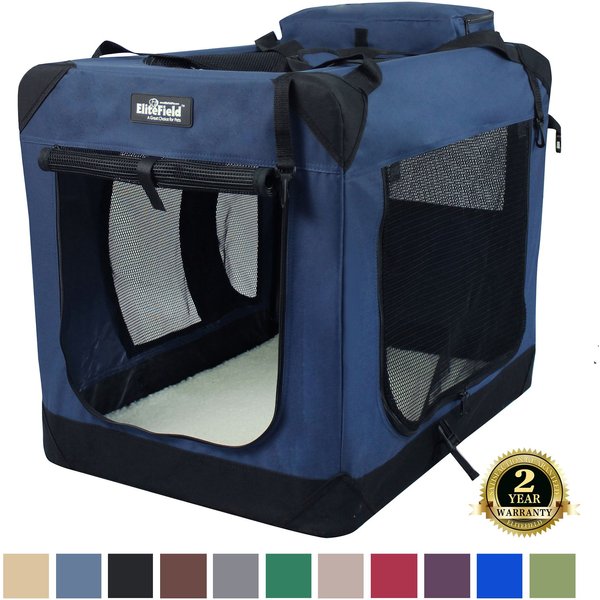 FRISCO Dog & Small Pet Indoor & Outdoor 3-Door Collapsible Soft-Sided ...