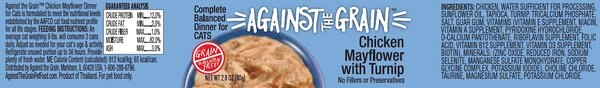 Against the Grain Chicken Mayflower & Turnip Dinner Grain-Free Wet Cat Food