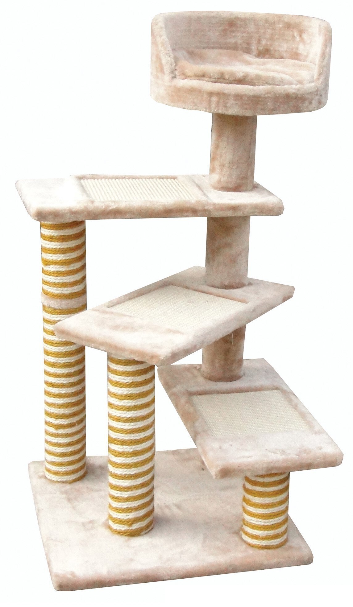 I have a large cat. On the Elitefield 40 in Faux Cat tree what is the inside dimension of the