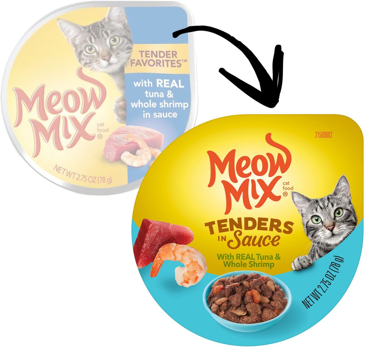 Meow mix clearance tuna and shrimp