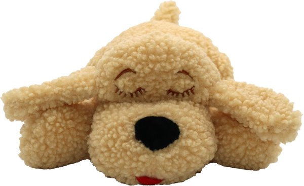 SNUGGLE PUPPY Original Plus Doodle Plush Dog Toy Cream Large Chewy