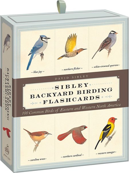 Sibley Backyard Birding Flashcards: 100 Common Birds of Eastern & Western North America slide 1 of 1
