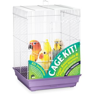 Prevue Pet Products Square Top Bird Cage Kit, Purple