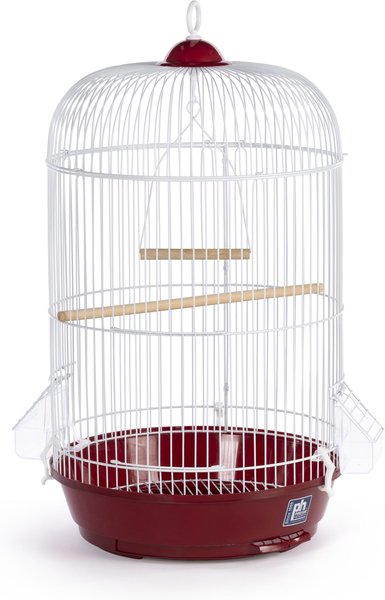 PREVUE PET PRODUCTS Small Round Bird Cage, Red - Chewy.com