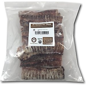 Top Dog Chews 6" Beef Trachea Dog Treats, 10 count