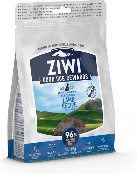 Ziwi Good Dog Rewards Air-Dried Lamb Dog Treats, 3-oz bag slide 1 of 5