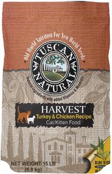 Tuscan Natural Harvest Turkey & Chicken Dry Cat Food, 15-lb bag